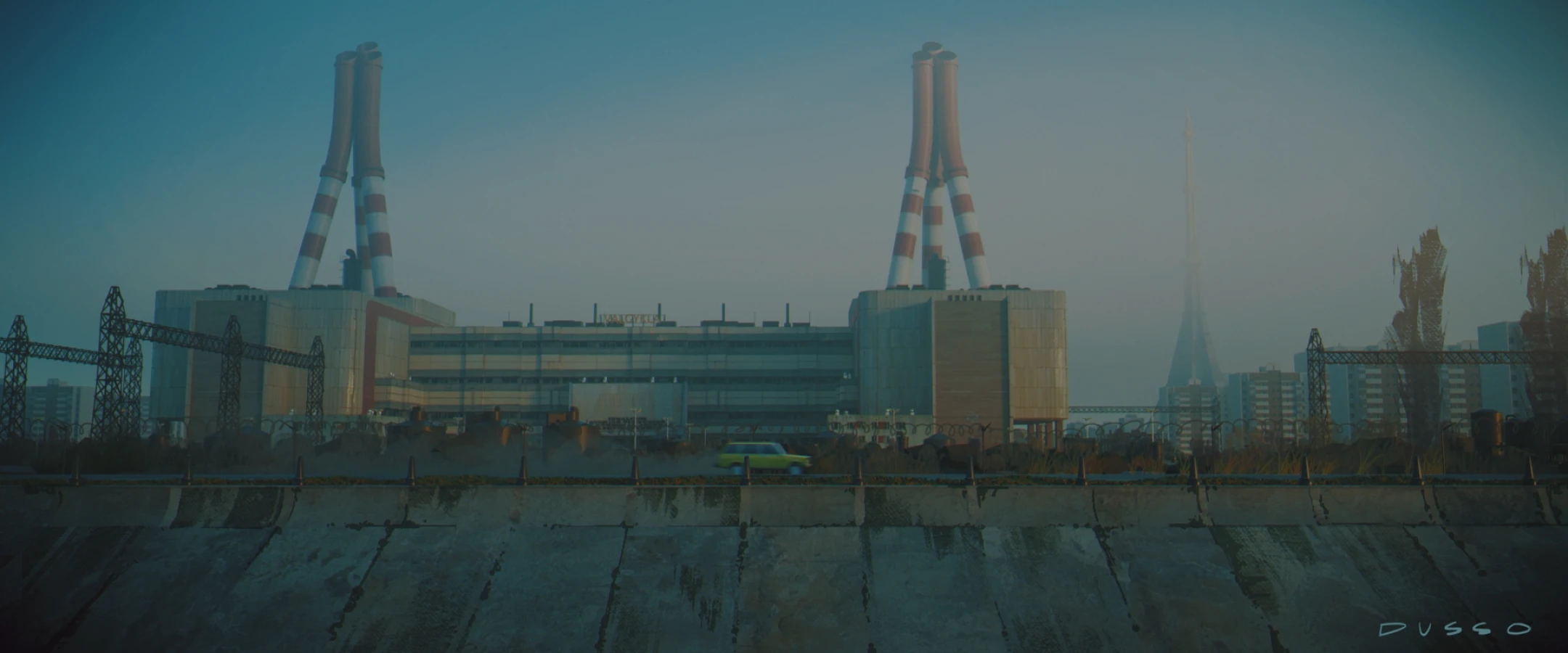 Dusso's concept art : power plant