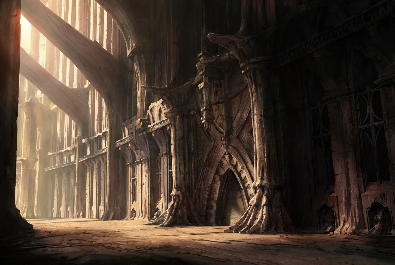 Mathieu Raynault's work fortress interior Raynault vfx