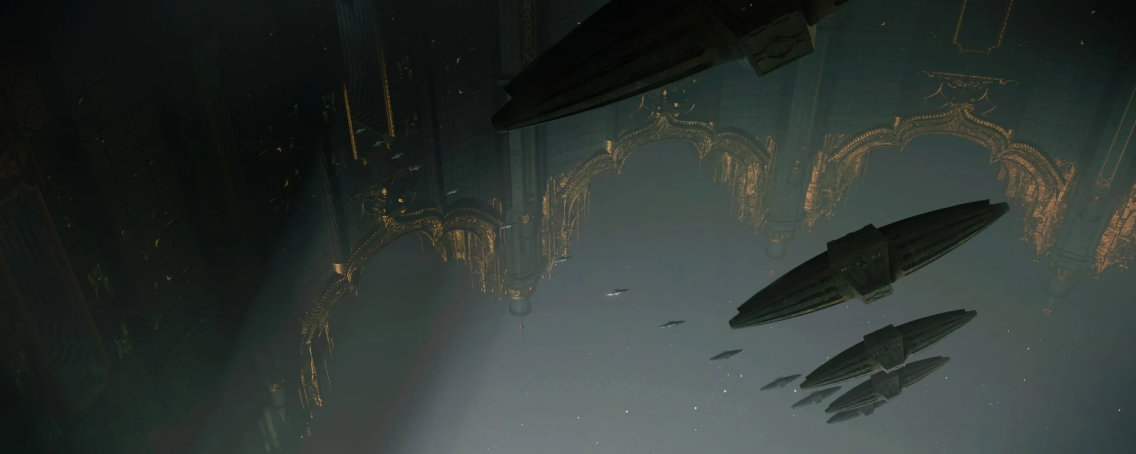 Atreides transport in Dune concept art from Raynault vfx