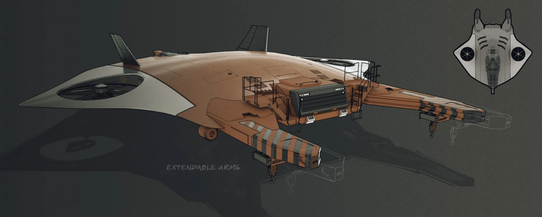 Manta design concept from raynault vfx