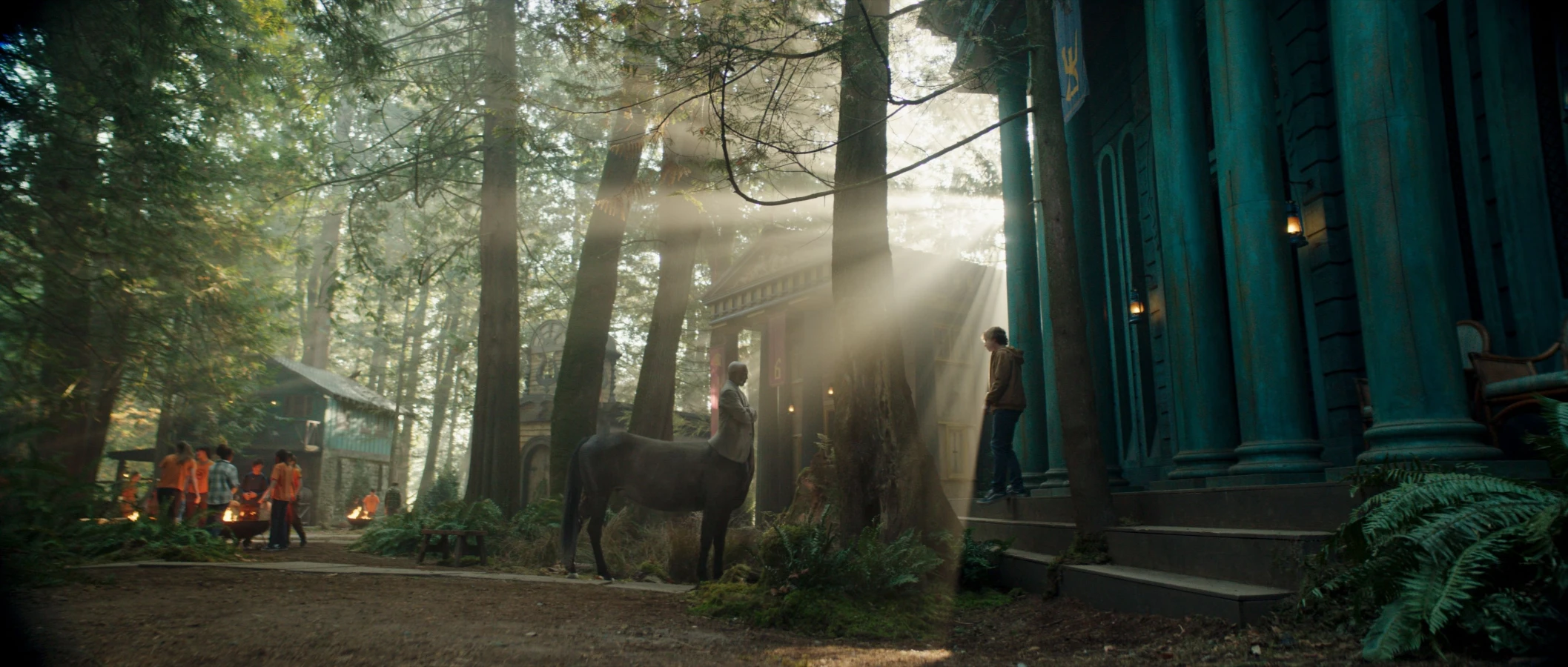 percy jackson season 1 disney we create worlds raynault visual effects camp half blood